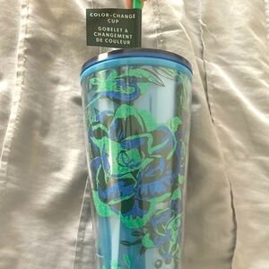 Color Changing Flower Starbucks Cup. Never use before, Venti Size